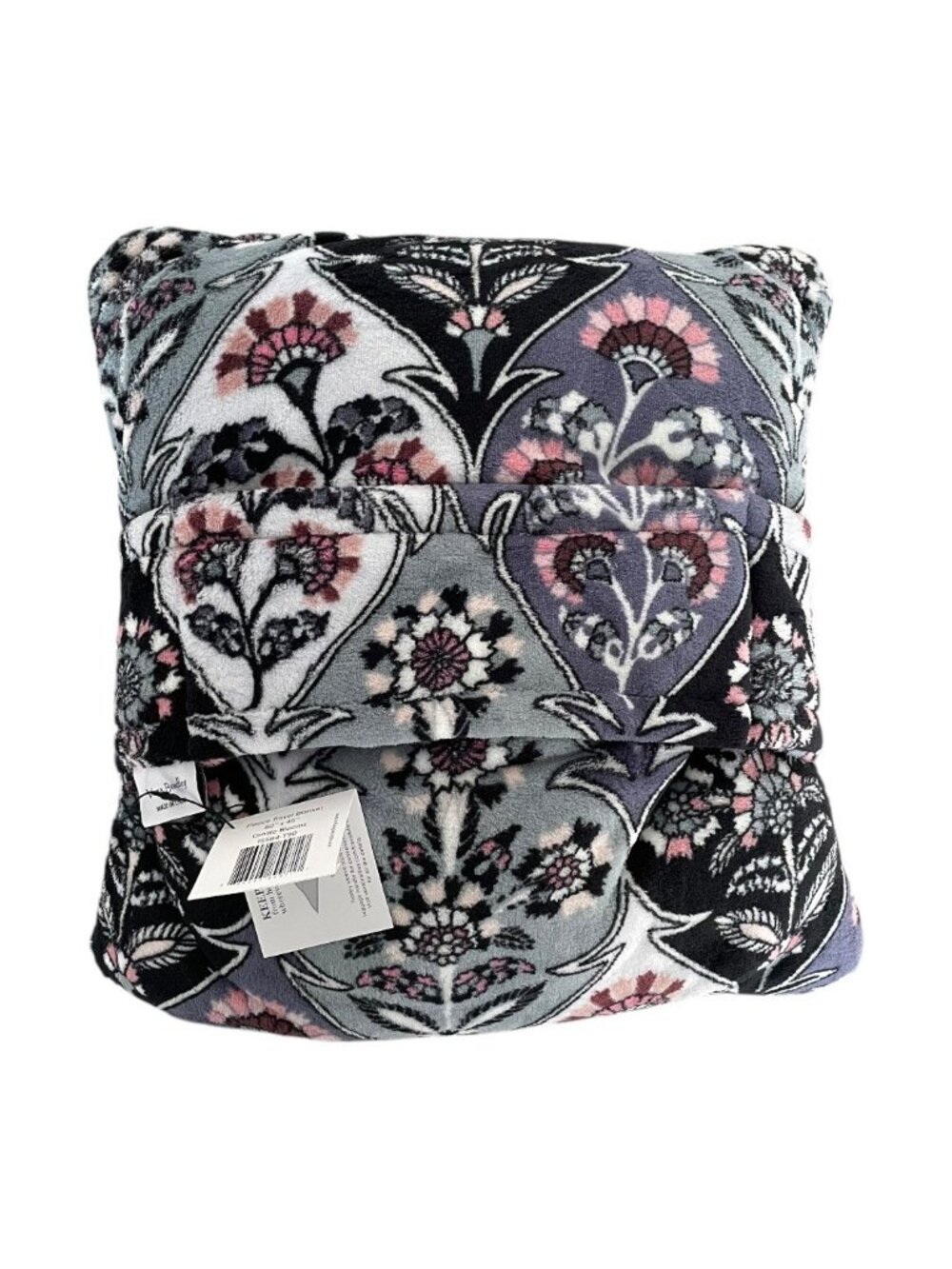 Vera Bradley Ornate Blooms Plush Fleece Travel Blanket